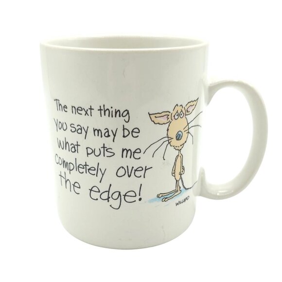 Hallmark Other - 1988 Hallmark Shoebox Mug: "The Next Thing You Say May Put Me Over The Edge"